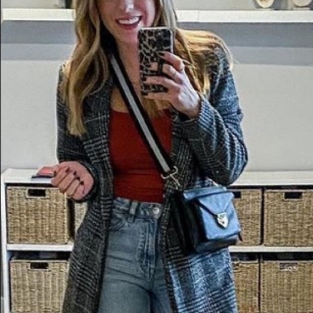 Stella & Dot | Retired Ultra Luxurious Covet Black Leather Crossbody Pur… - Picture 6 of 15